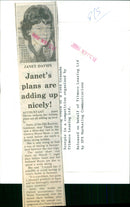 Janet Davies - Vintage Photograph