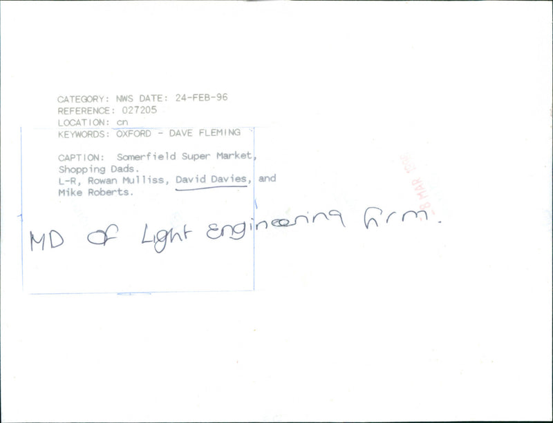 David Davies - Vintage Photograph