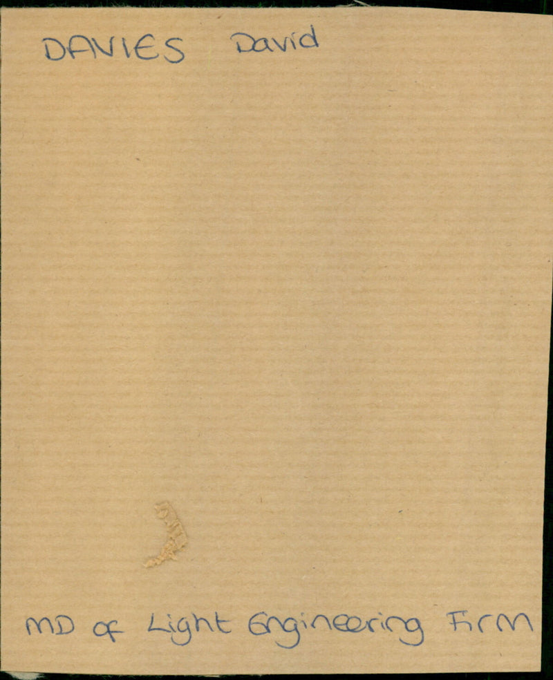 David Davies - Vintage Photograph