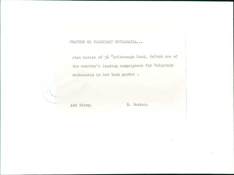 Jean Davies - Vintage Photograph