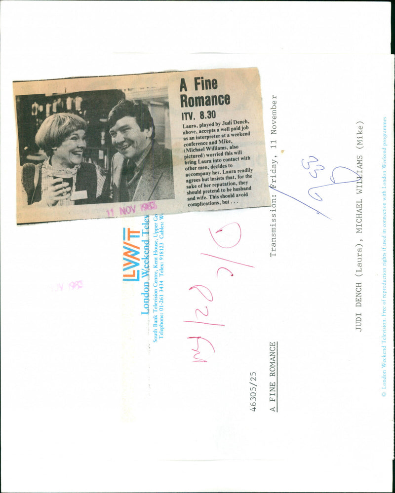 Judi Dench - Vintage Photograph