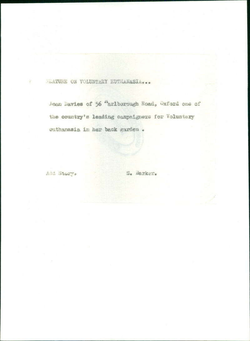 Jean Davies - Vintage Photograph