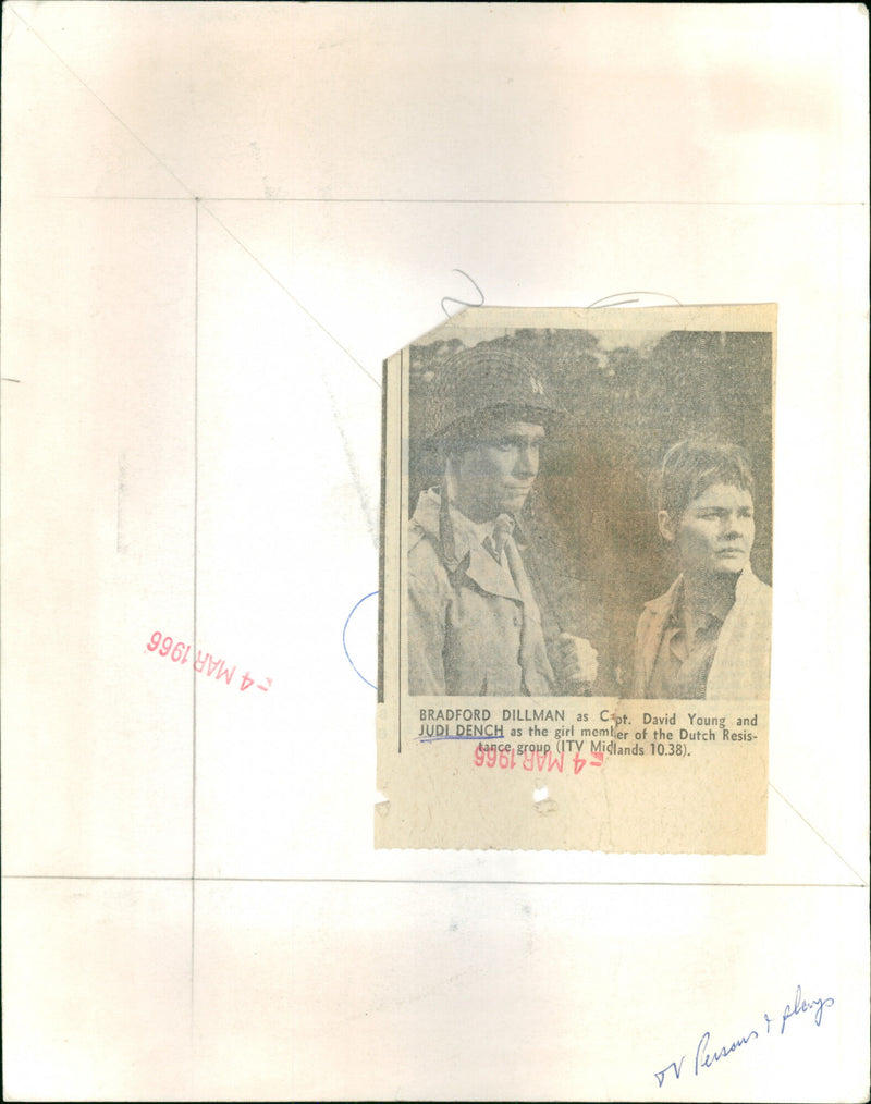 Judi Dench - Vintage Photograph