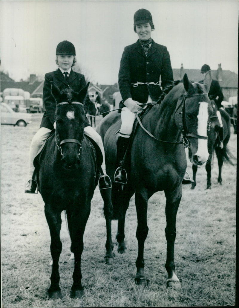 Sarah Ferguson with Her Mother, Susan - Vintage Photograph