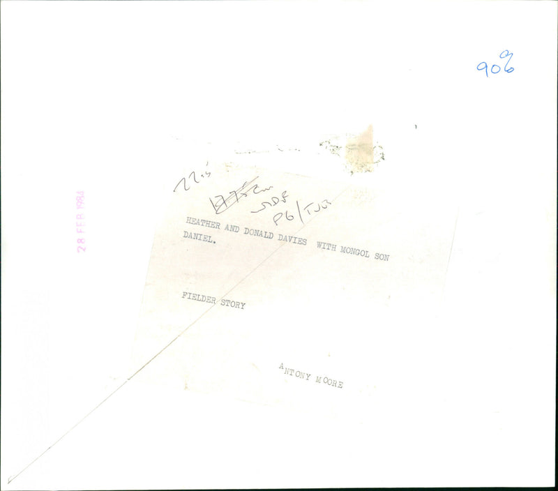 Heather and Donald Davies - Vintage Photograph