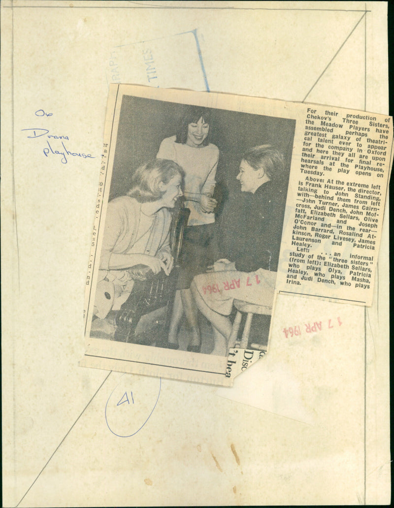 Judi Dench - Vintage Photograph