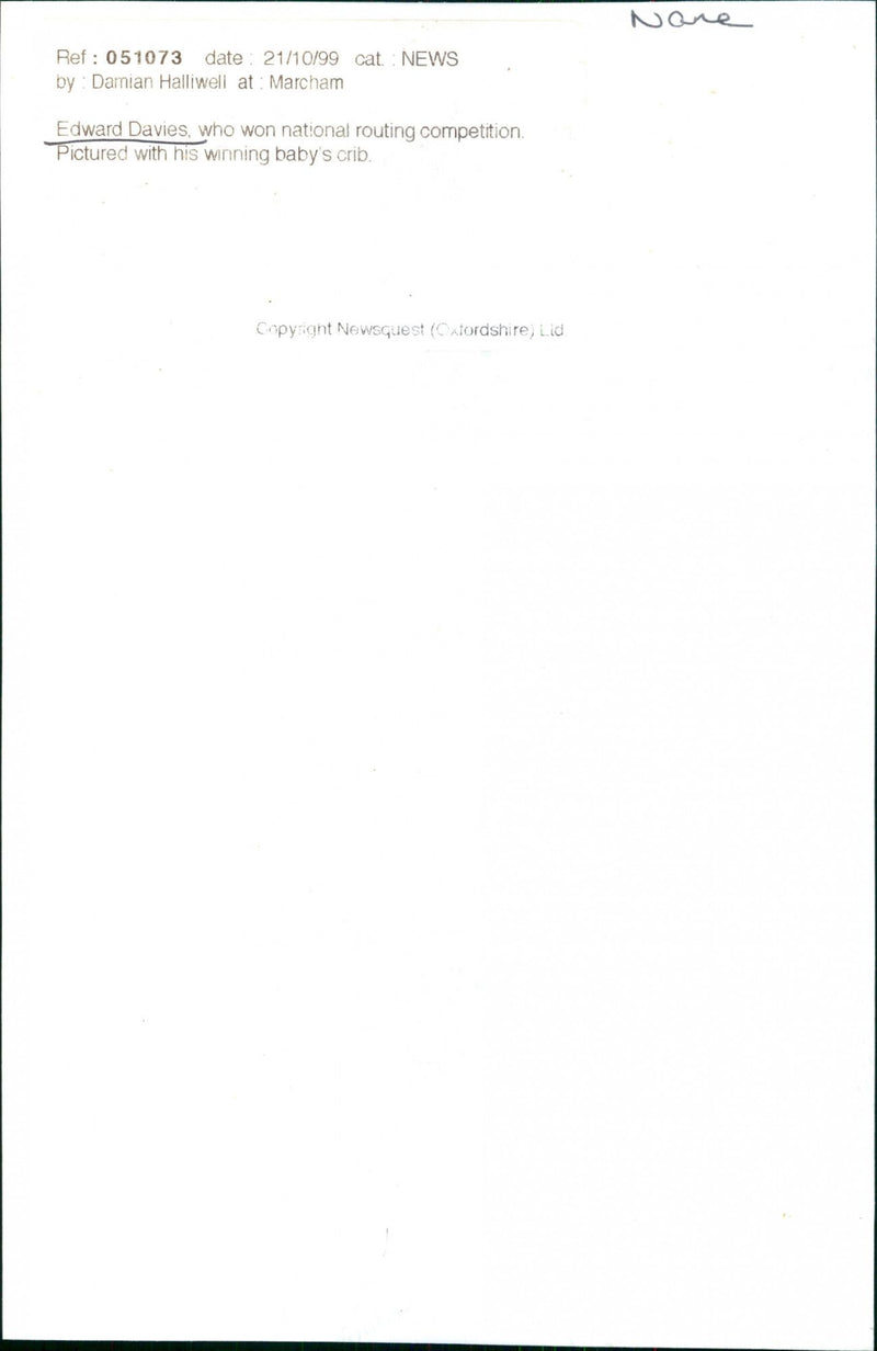 Edward Davies - Vintage Photograph