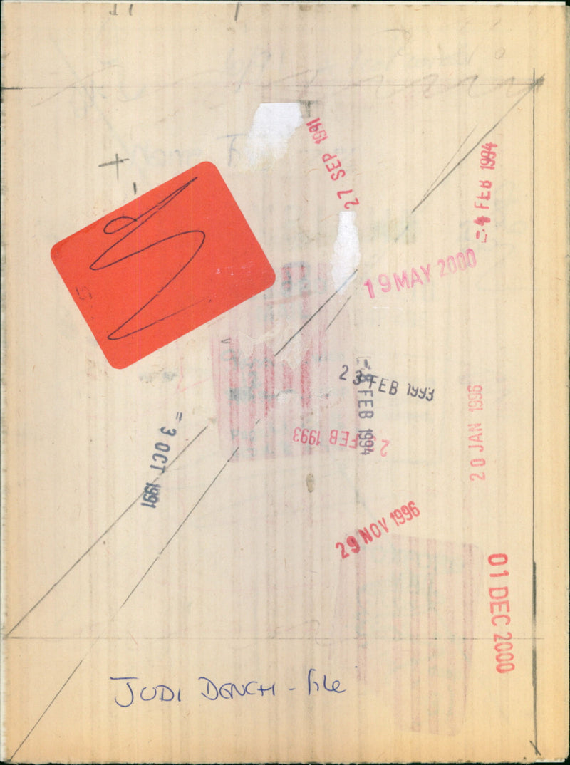 Judi Dench - Vintage Photograph