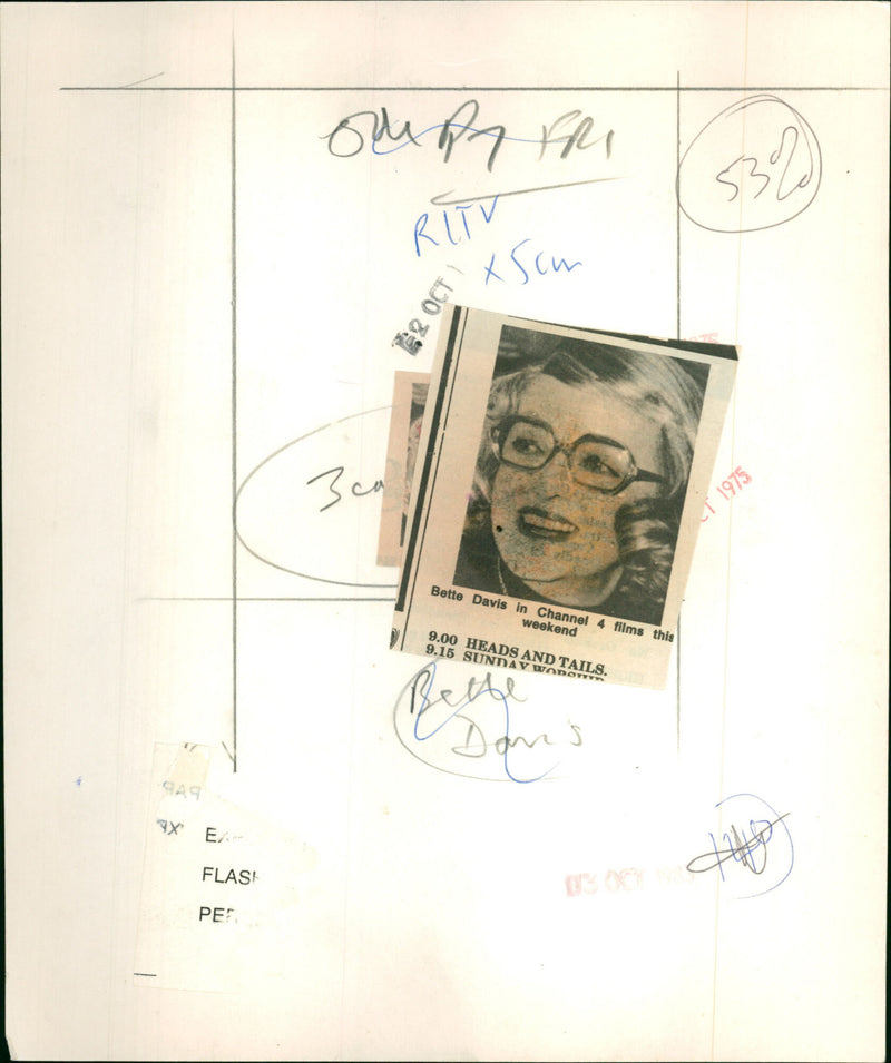 Bette Davis - Vintage Photograph