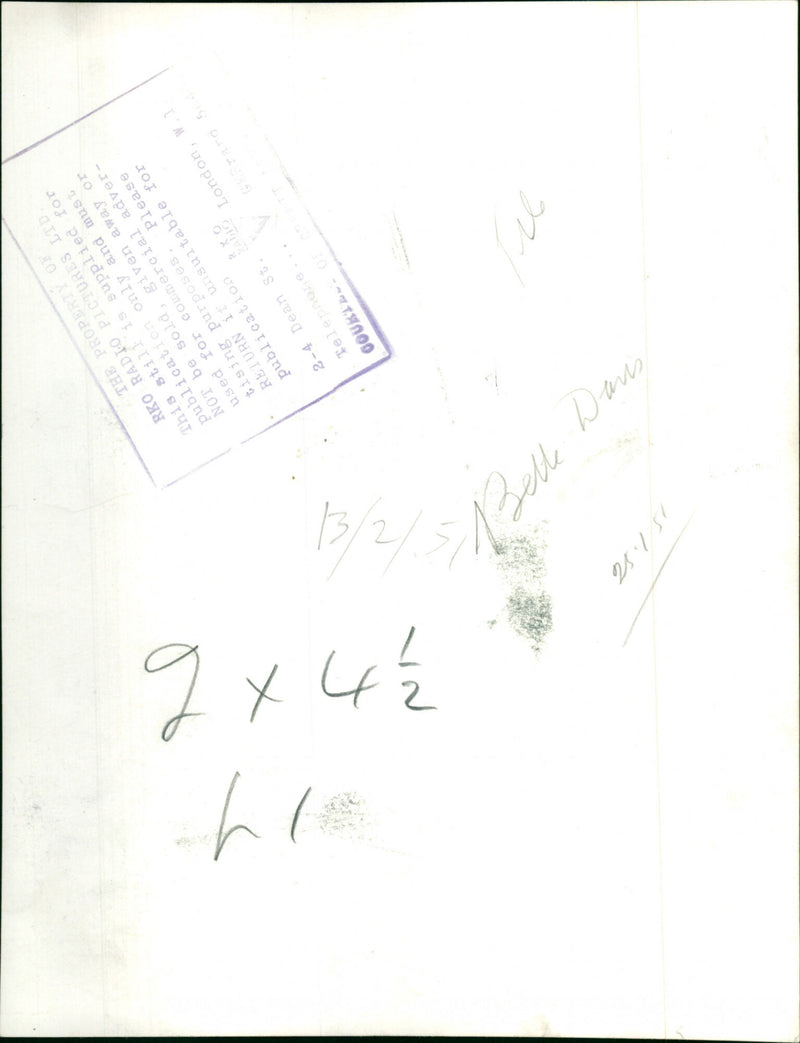 Bette Davis - Vintage Photograph