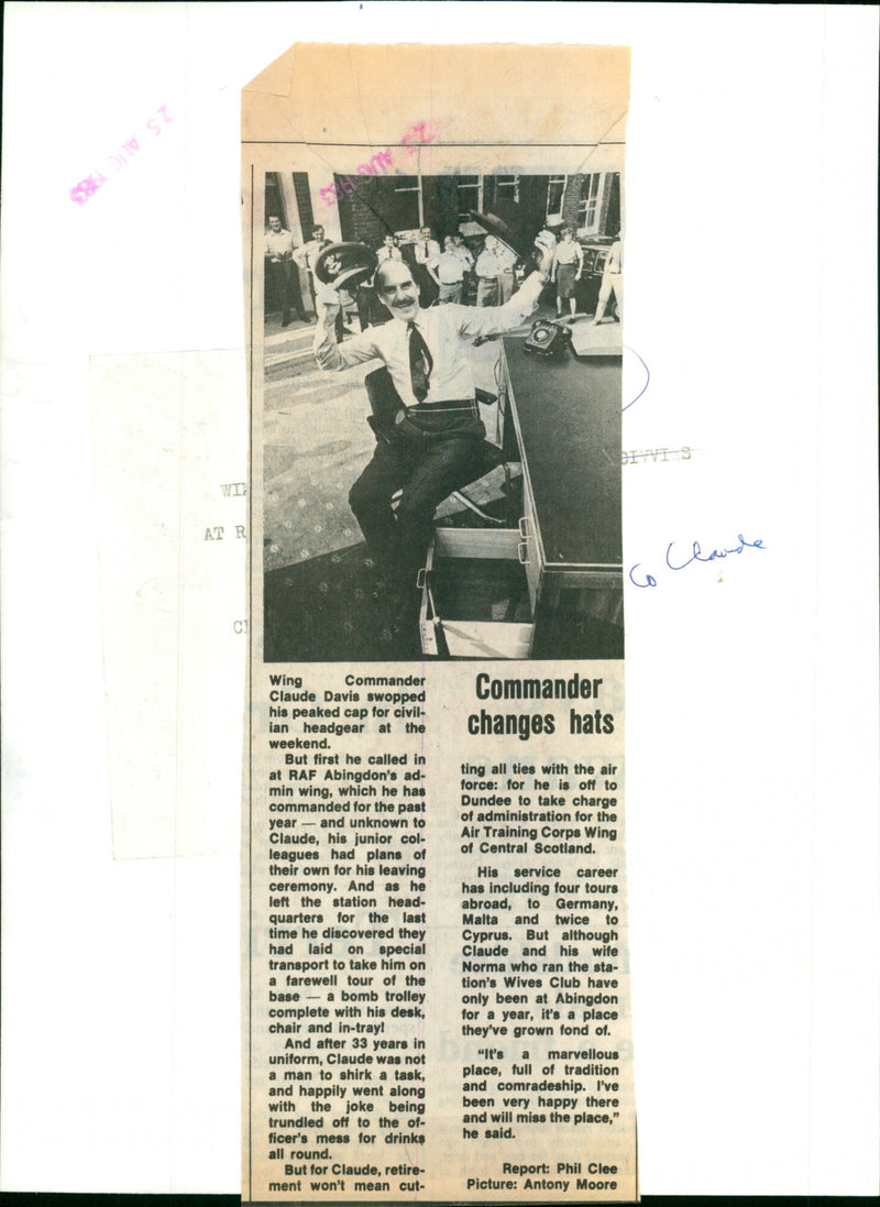 Claude Davis - Vintage Photograph