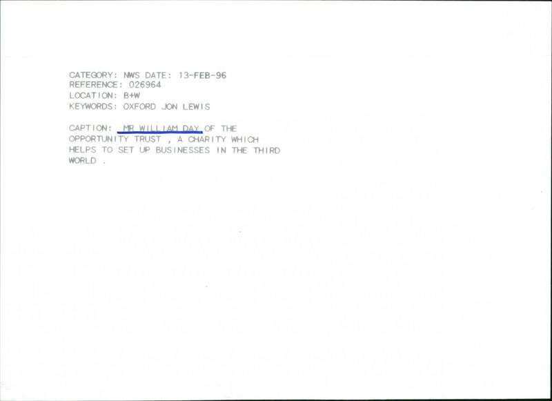 William Day - Vintage Photograph