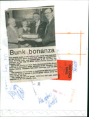 Vince Banting, Vic Day, David and Nita Reid - Vintage Photograph