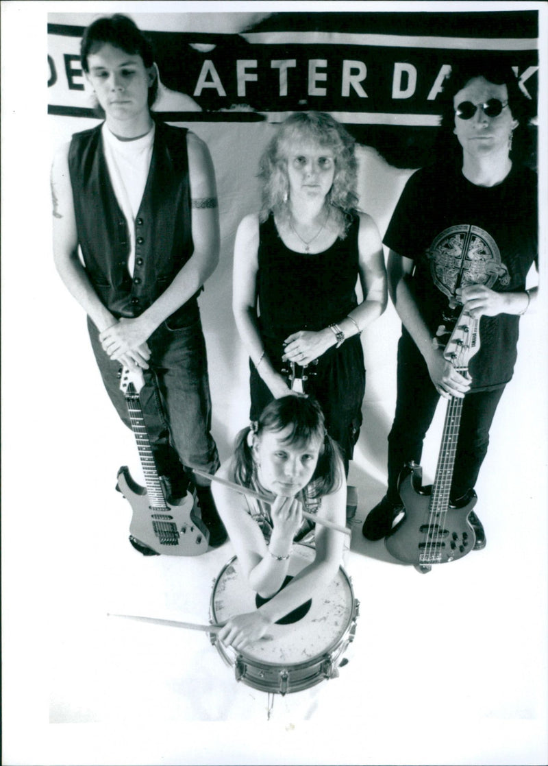 Dead After Dark Band - Vintage Photograph