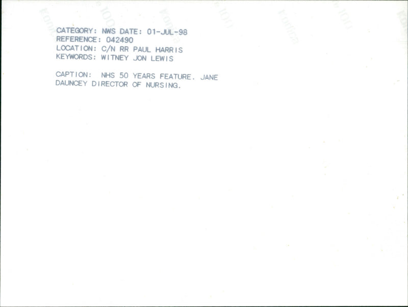 jane dauncey - Vintage Photograph