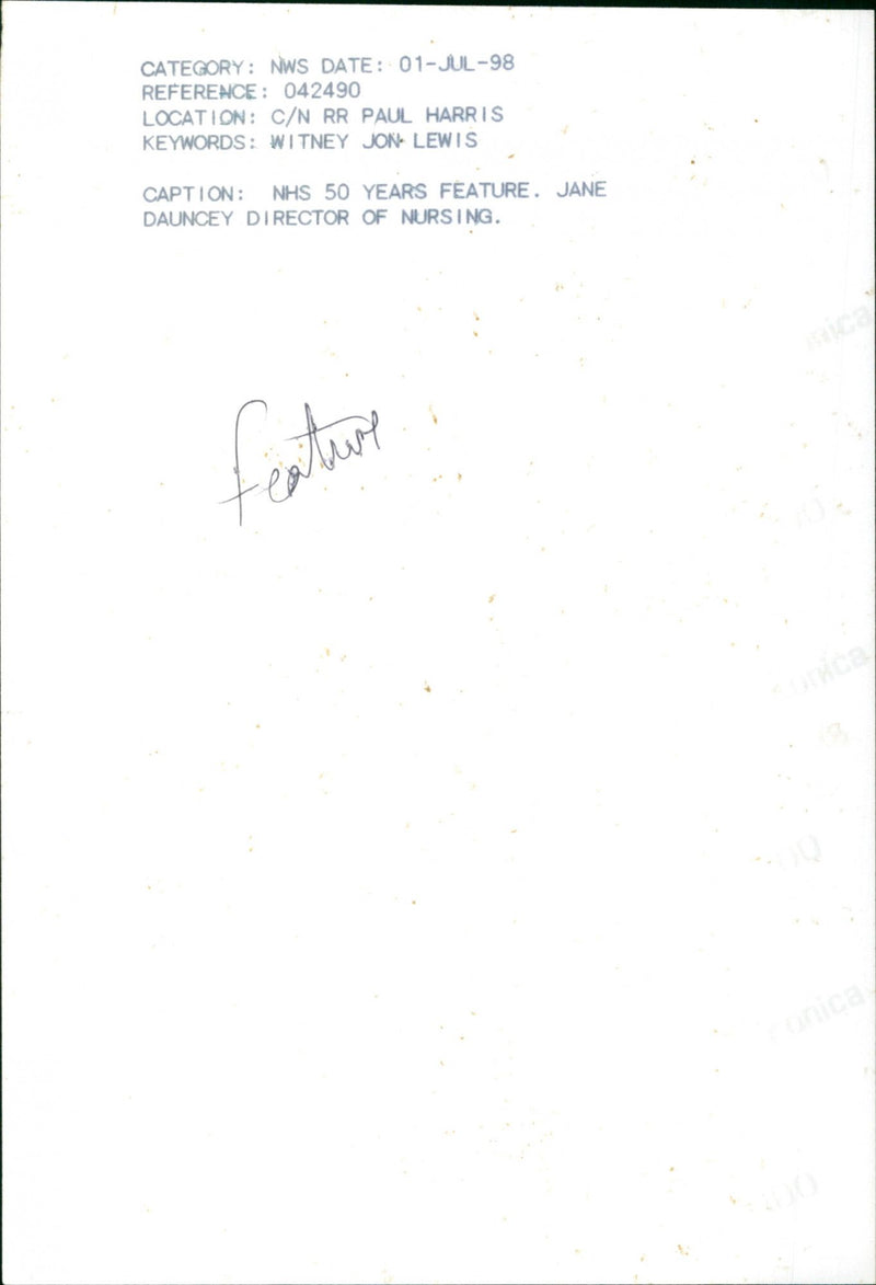 jane dauncey - Vintage Photograph