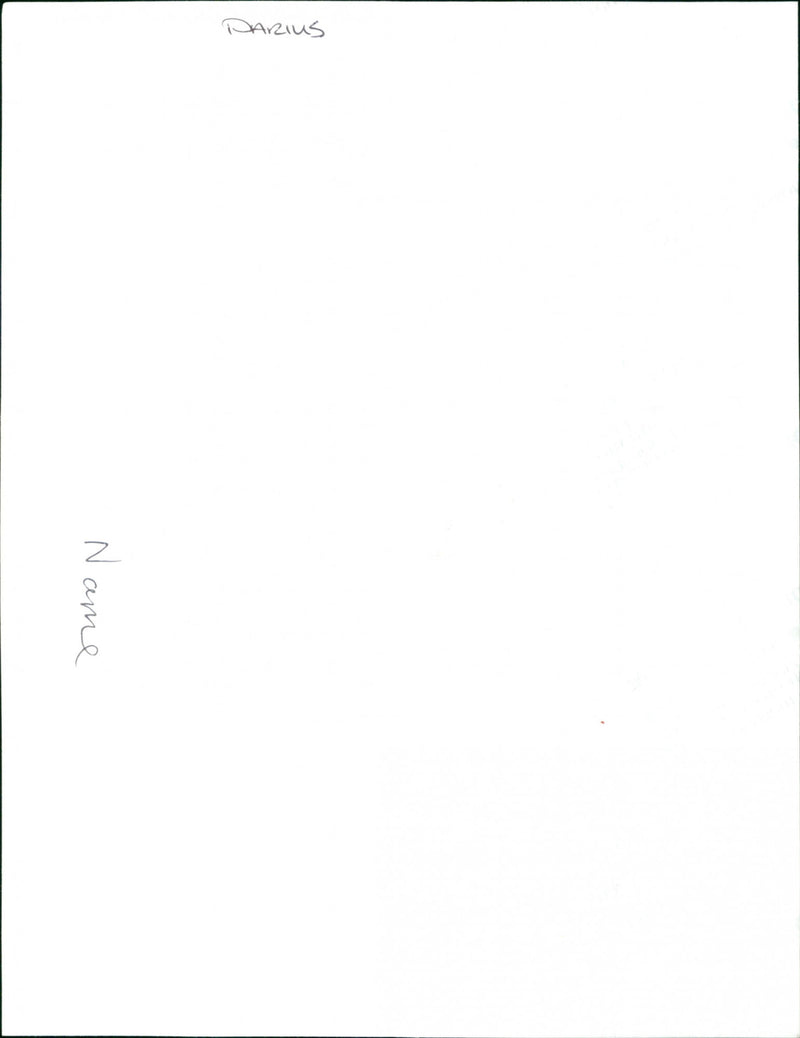 Darius Danesh - Vintage Photograph