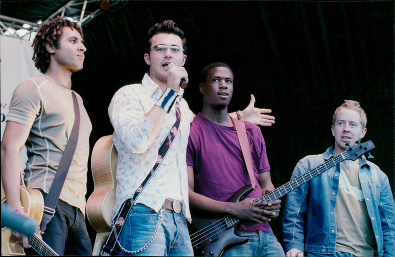 Darius Danesh and Band - Vintage Photograph