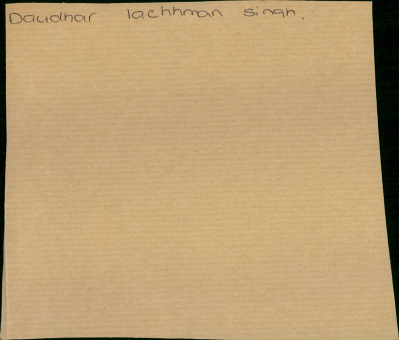 Daudhar Iachman Singh - Vintage Photograph