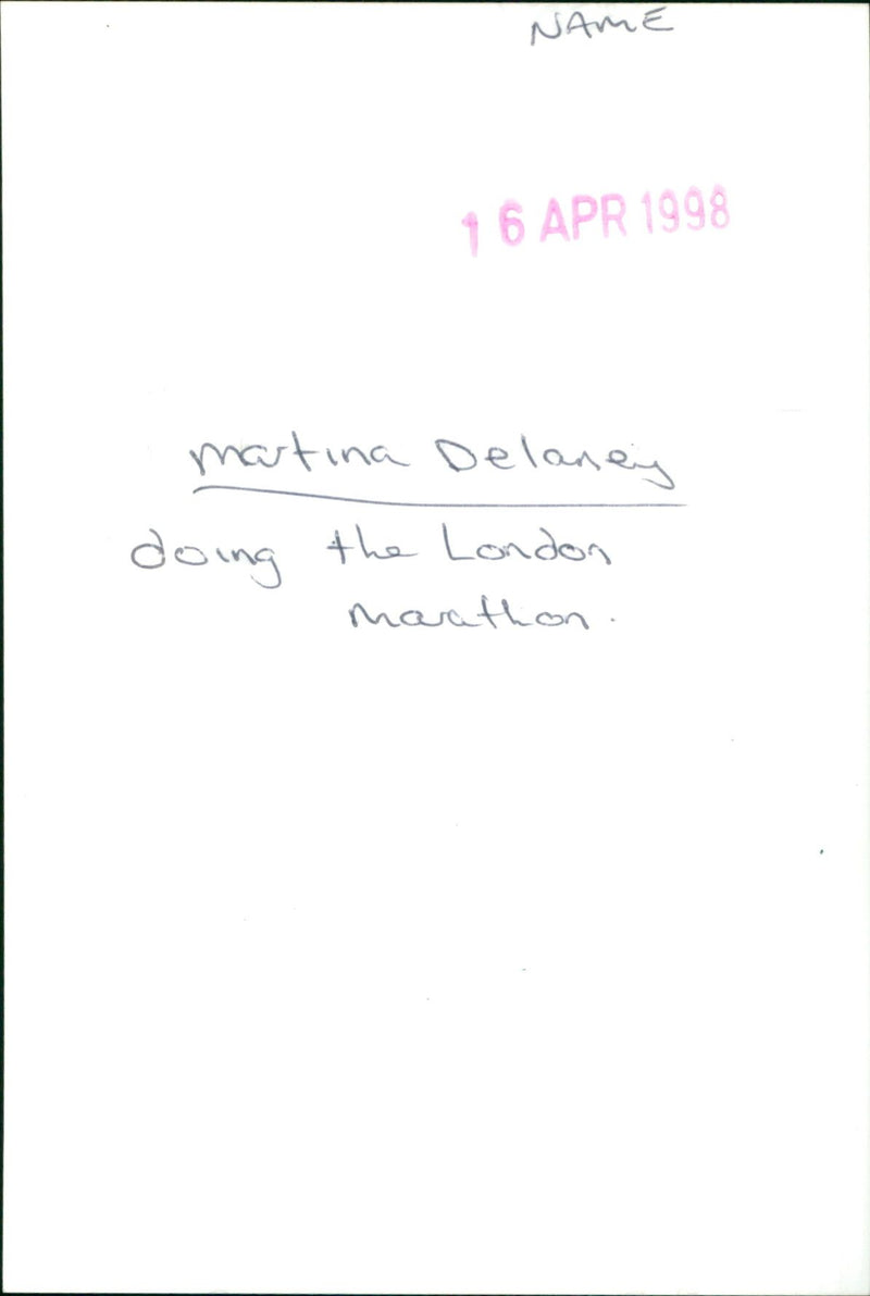 Martina Delaney - Vintage Photograph