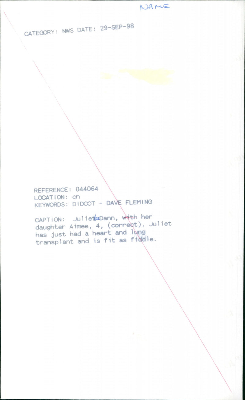 Juliette Dann and Her Daughter, Aimee - Vintage Photograph