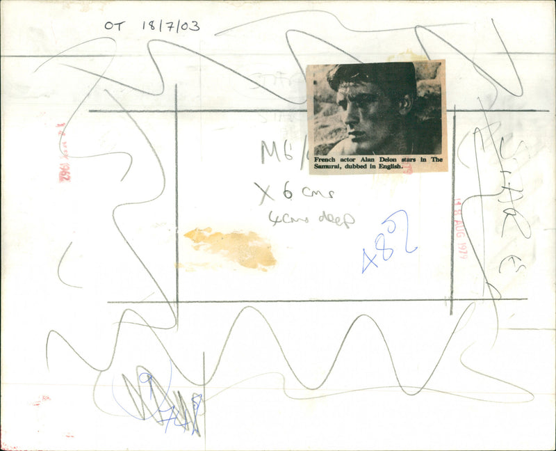 Alan Delon - Vintage Photograph