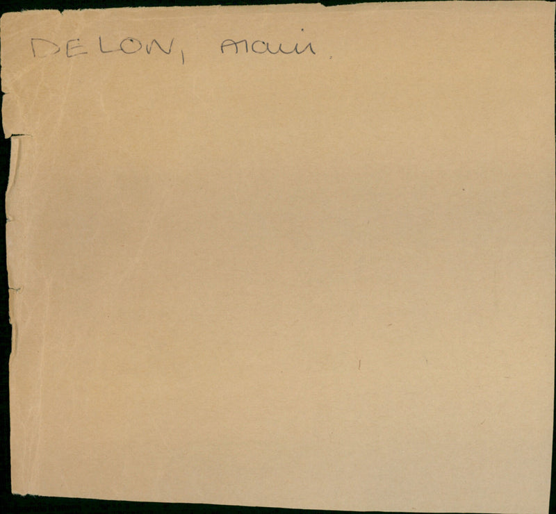 Delon Alain - Vintage Photograph