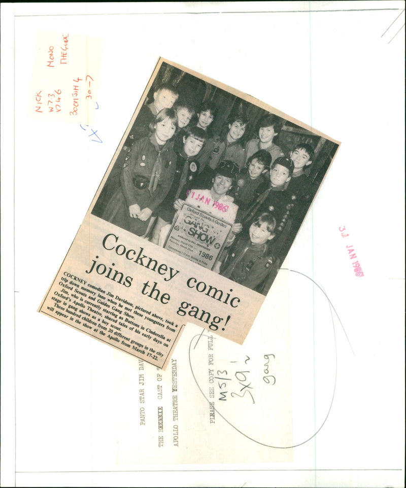 Jim Davidson - Vintage Photograph