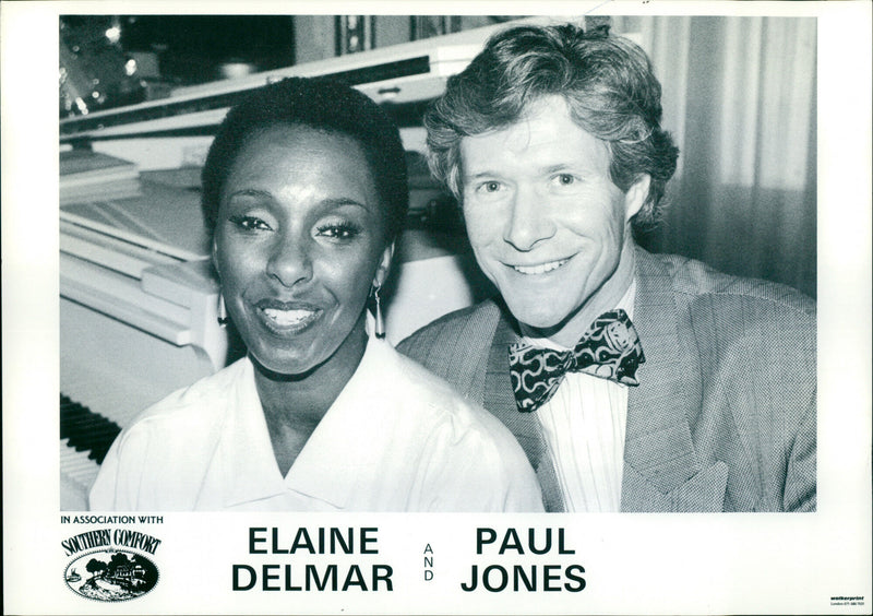 Elaine Delmar and Paul Jones - Vintage Photograph