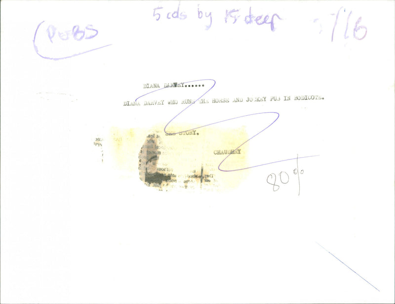 Diana Darvey - Vintage Photograph