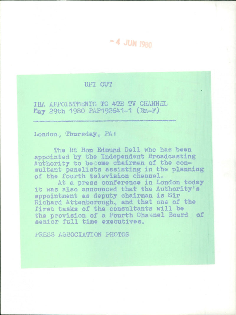 Edmund Dell - Vintage Photograph