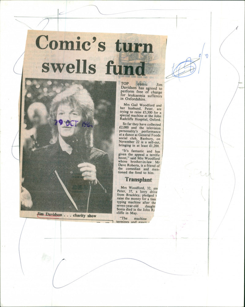 Jim Davidson - Vintage Photograph