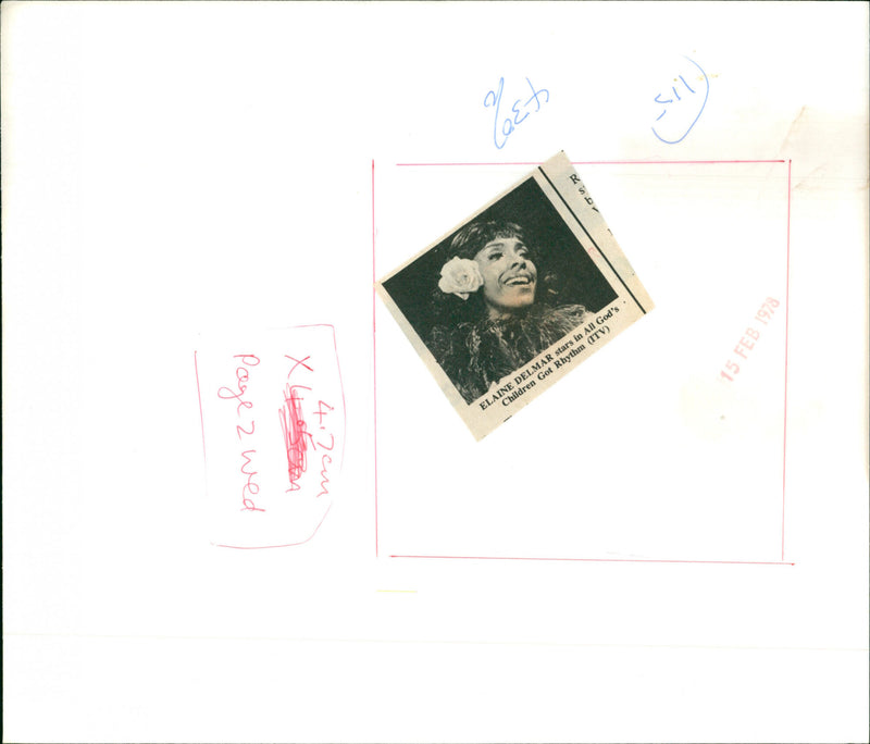 Elaine Delmar - Vintage Photograph