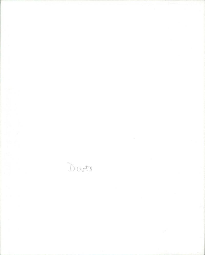 Darts - Vintage Photograph