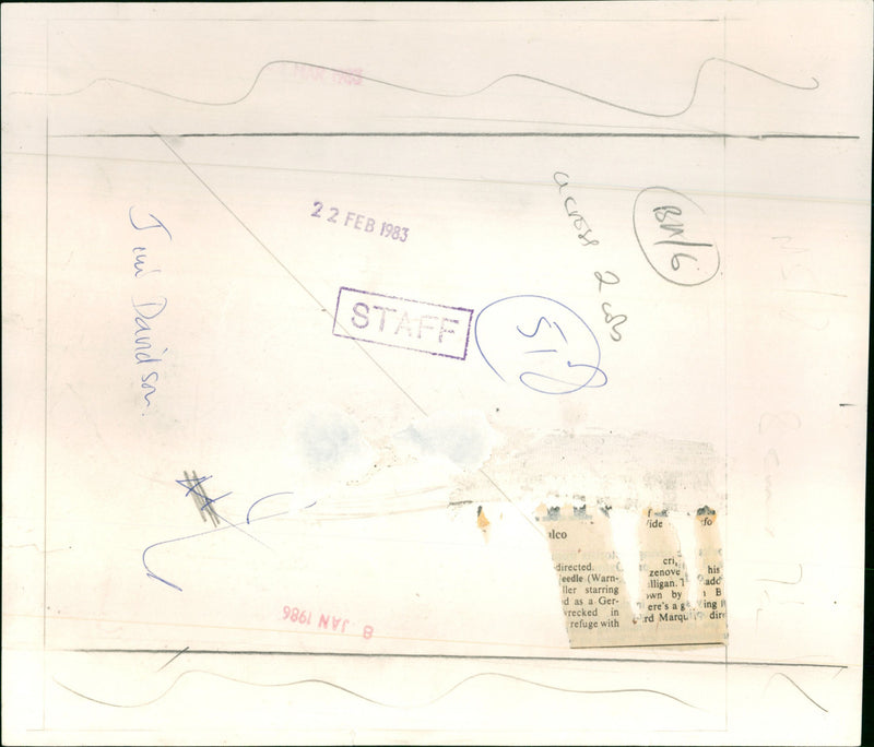 Jim Davidson - Vintage Photograph