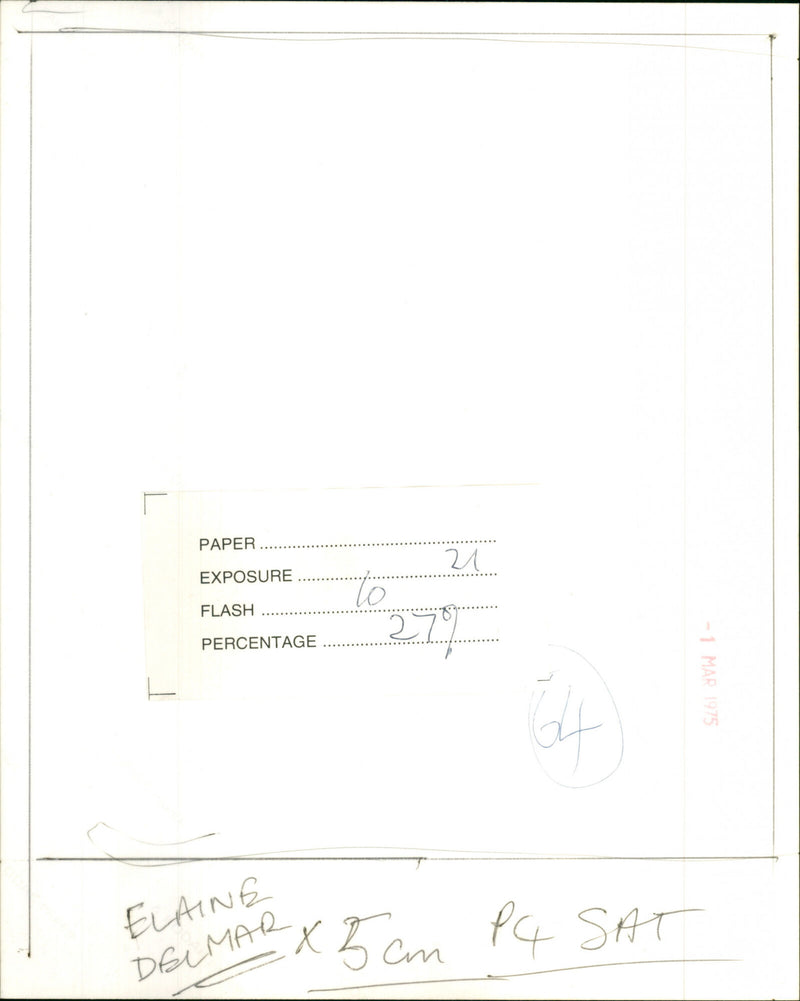 Elaine Delmar - Vintage Photograph