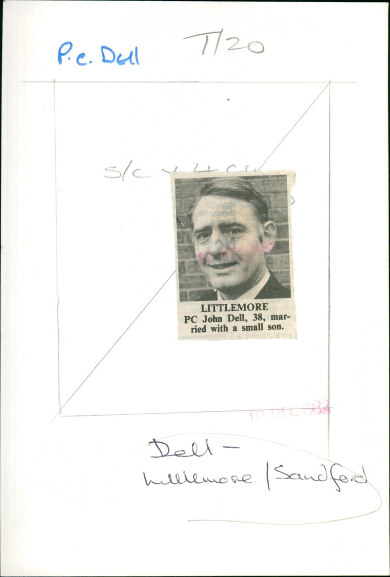 PC John Dell - Vintage Photograph