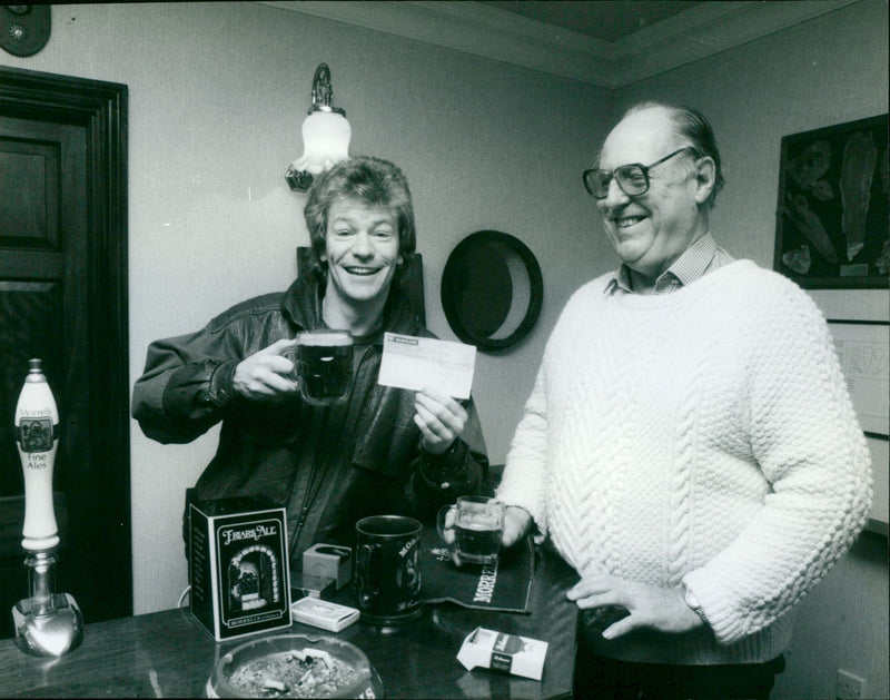 Jim Davidson and Tom Hall - Vintage Photograph