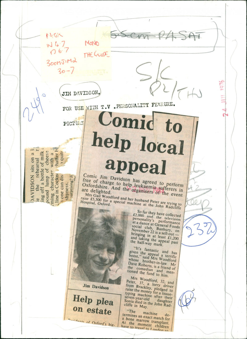 Jim Davidson - Vintage Photograph