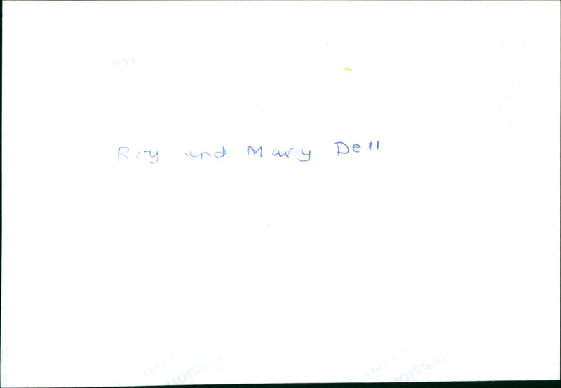 Roy and Mary Dell - Vintage Photograph