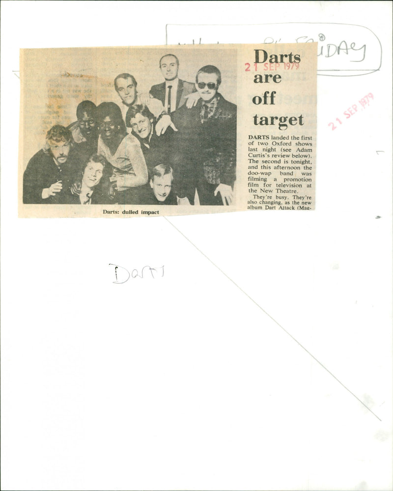 Darts - Vintage Photograph