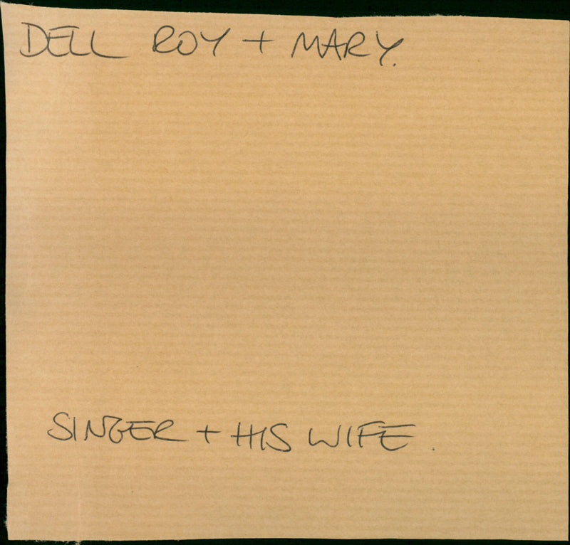 Roy and Mary Dell - Vintage Photograph