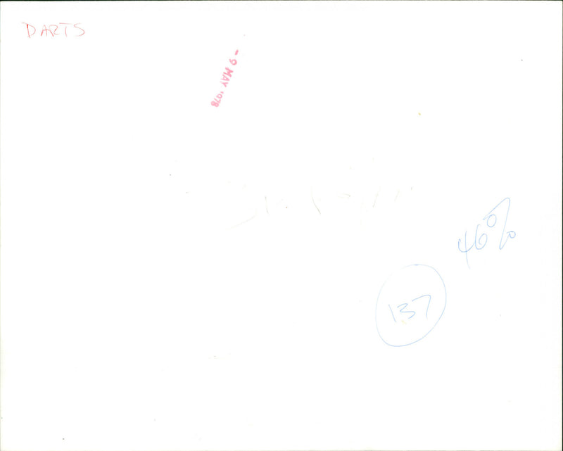 Darts - Vintage Photograph