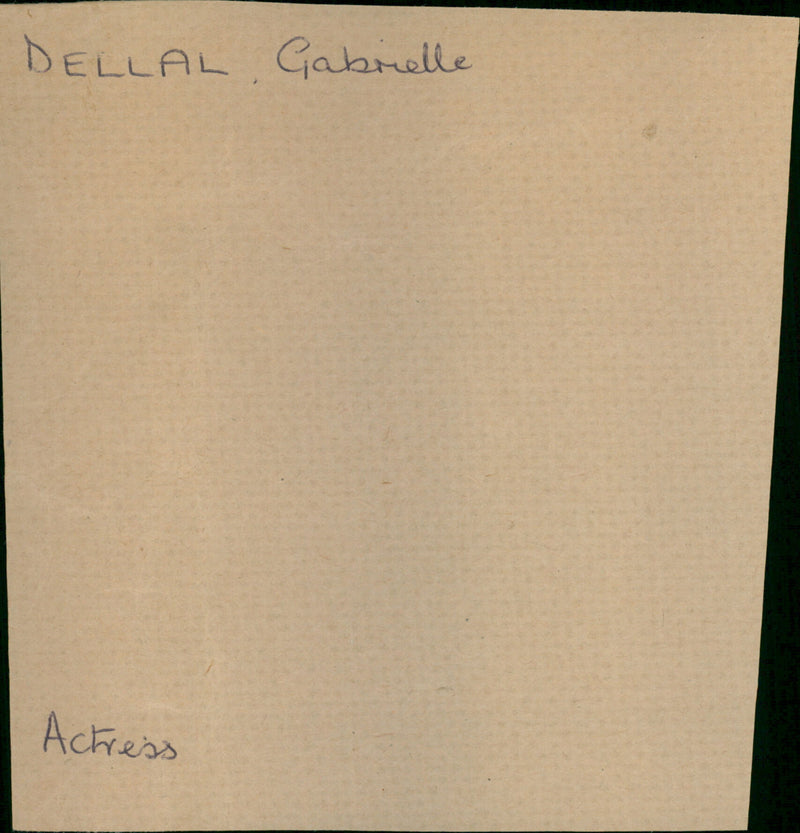Dellal Gabrielle - Vintage Photograph