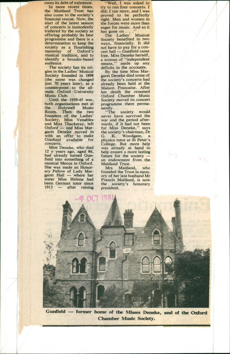 Margaret Deneke - Vintage Photograph