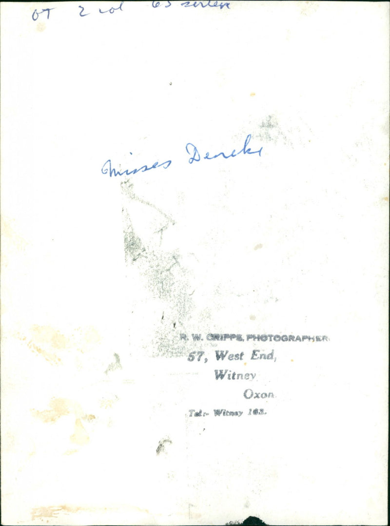 Margaret and Helena Deneke - Vintage Photograph