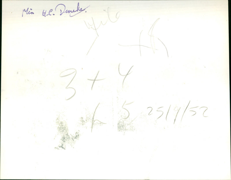 Helena Deneke - Vintage Photograph