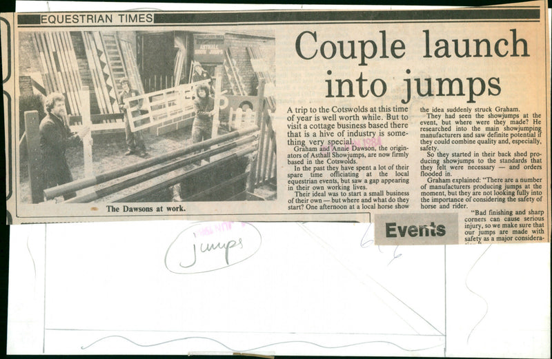 Graham and Annie Dawson - Vintage Photograph