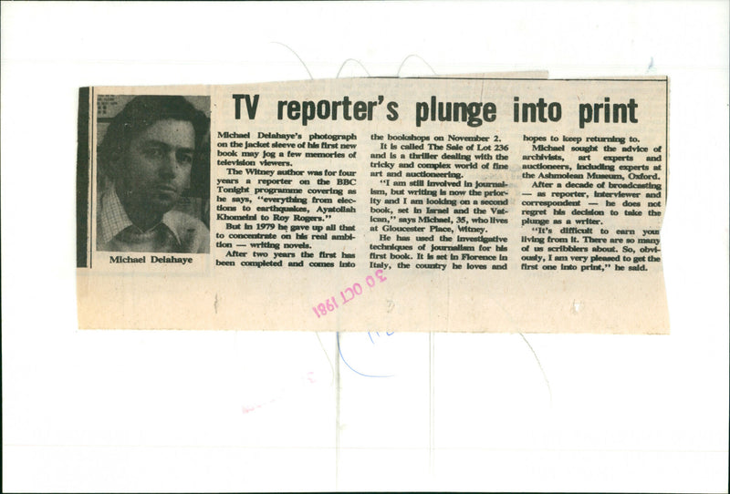 Michael Delahaye - Vintage Photograph