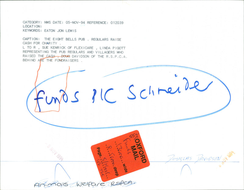 Sue Kenrick, Linda Pigott and Doug Davidson - Vintage Photograph